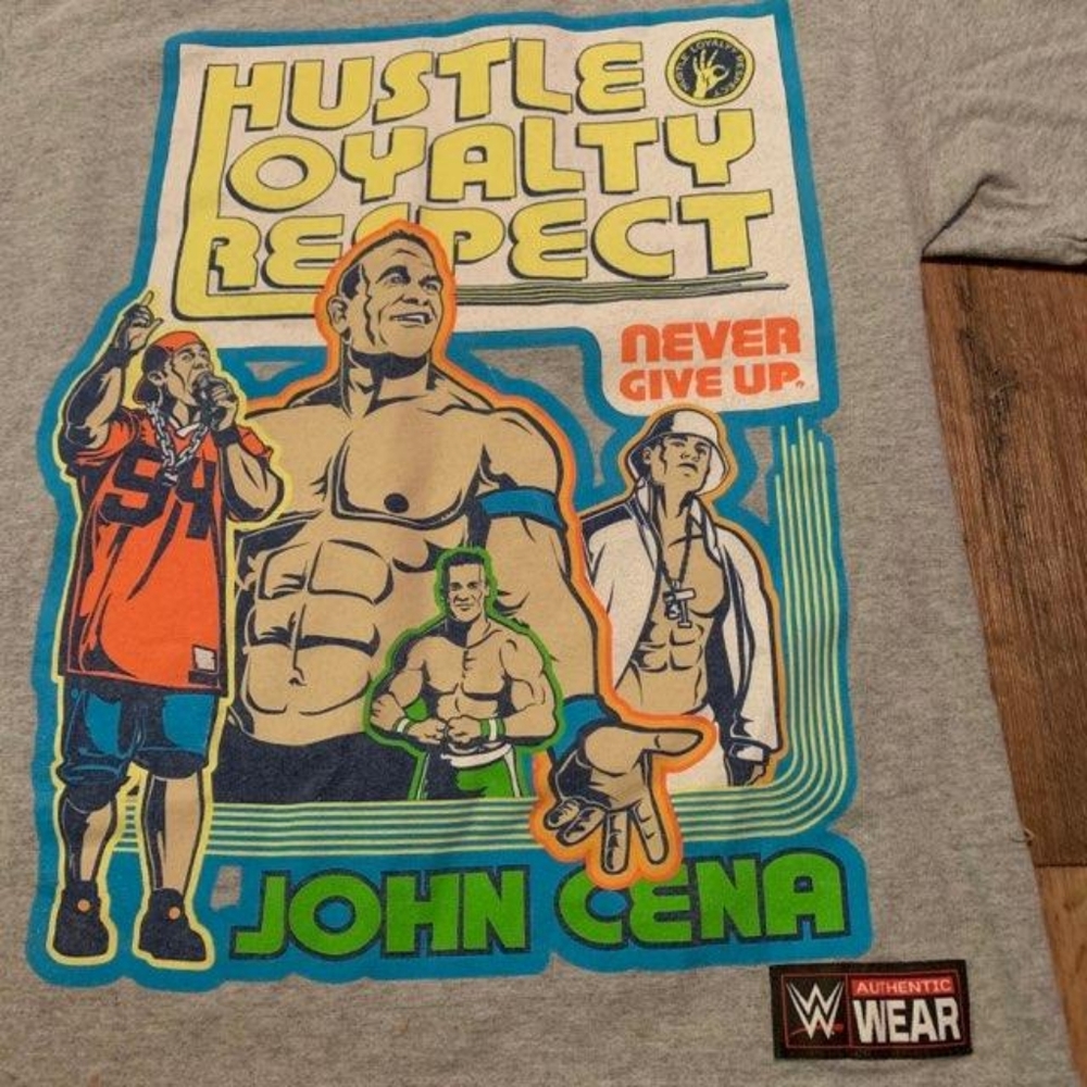 WWE John Cena Short Sleeve Shirt Size Youth M - Picture 3 of 5